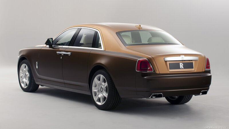 Brown Rolls-Royce Sedan — Neutral, Photograph