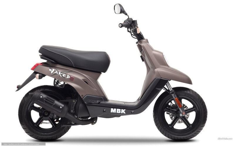 Brown Scooter — Gray