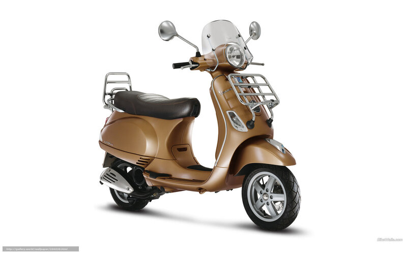 Brown Scooter — Neutral, Photograph, Seat