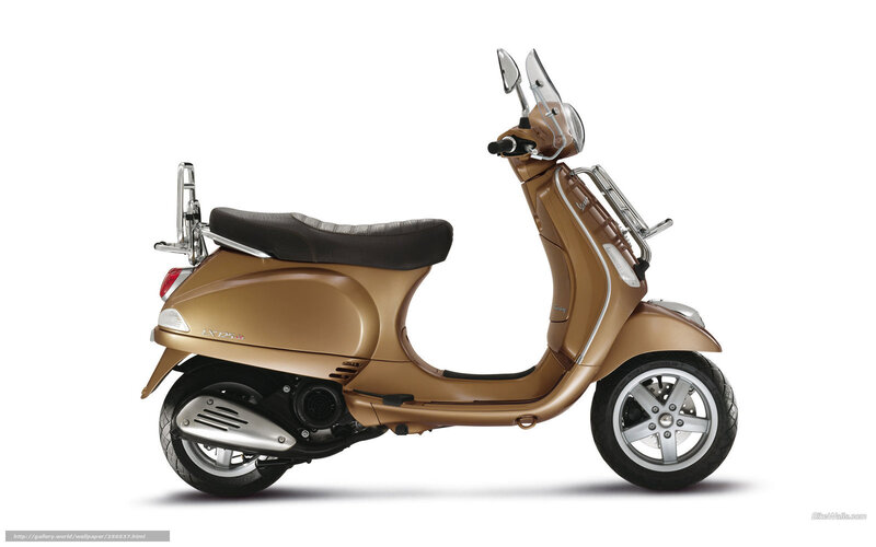 Brown Scooter — Neutral, Photograph, Seat, Windshield