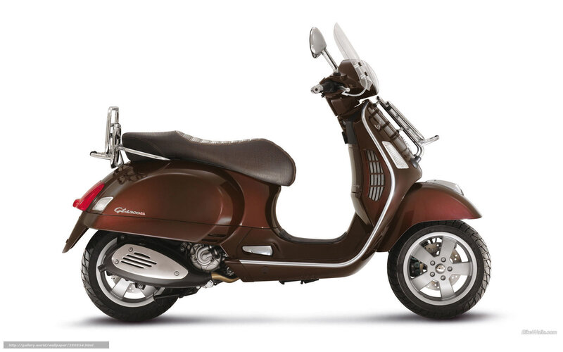 Brown Scooter — Neutral, Photograph