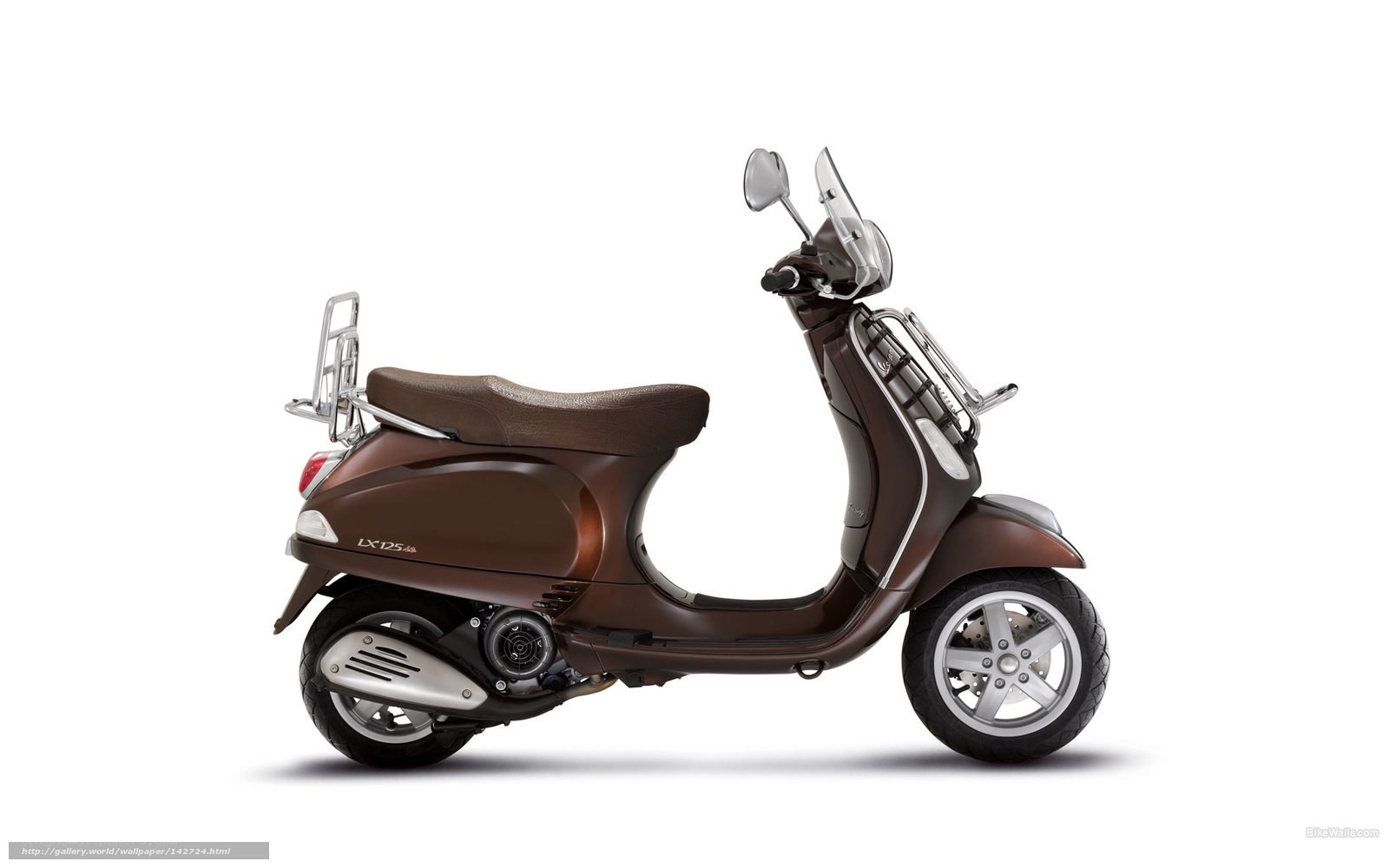 brown scooter side profile