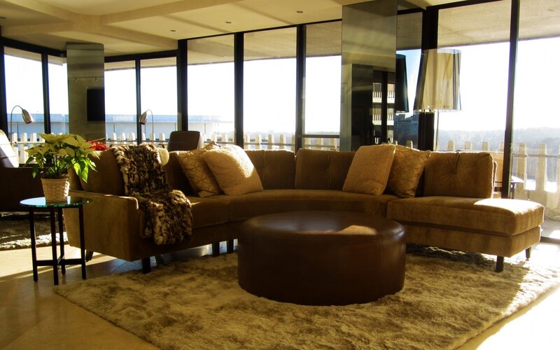 Brown Sectional Sofa — Serene