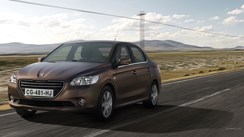 Brown Sedan Car — Dynamic, Afternoon, Photograph