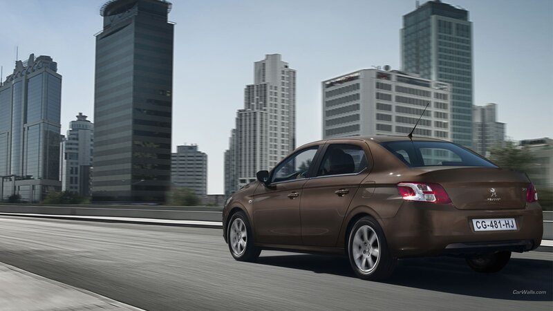 Brown Sedan Car — Dynamic, Afternoon