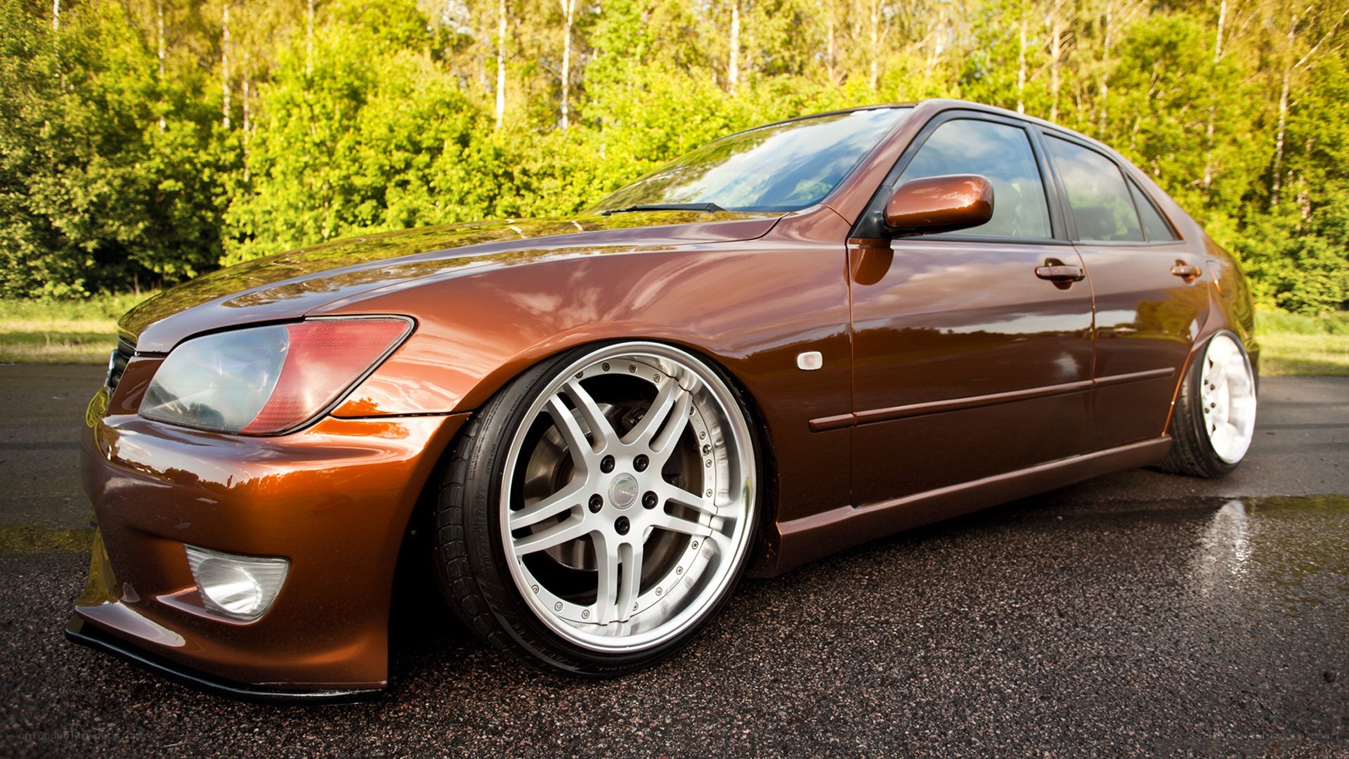 brown sedan car