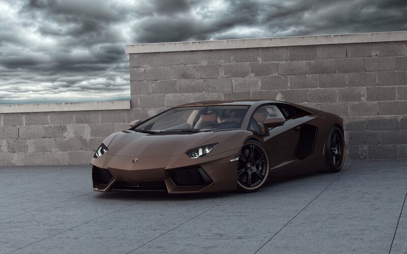 Brown Sports Car — Sky