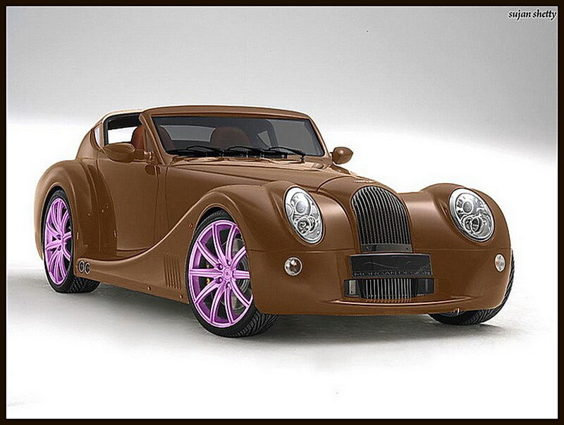 Brown Sports Car