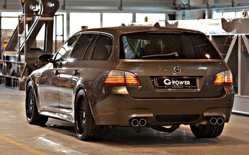 Brown Station Wagon — Gray, Industrial