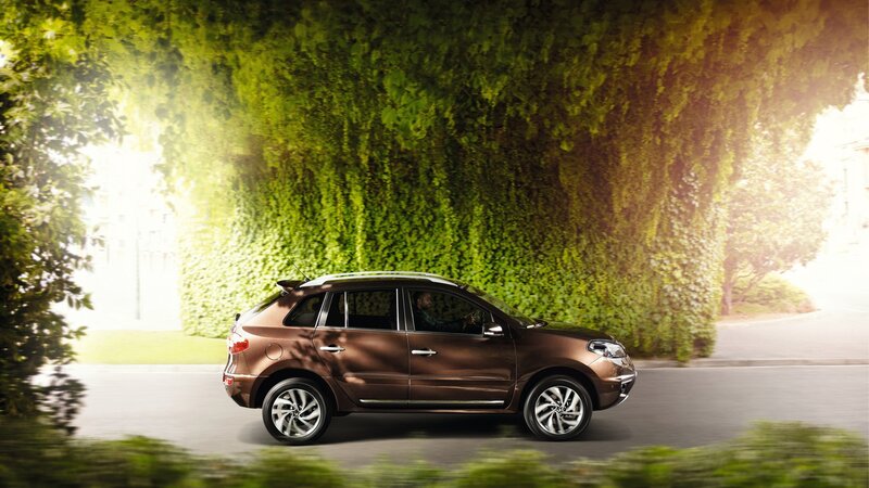 Brown SUV Driving — Serene
