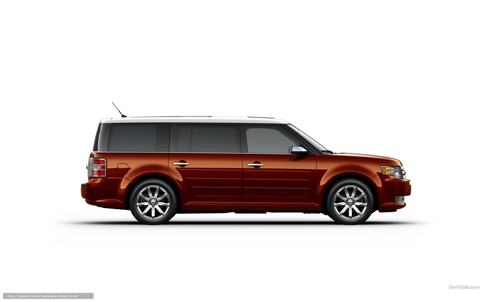 brown suv side profile