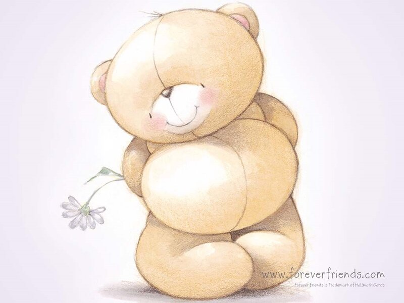 Brown Teddy Bear — Beige, Calm