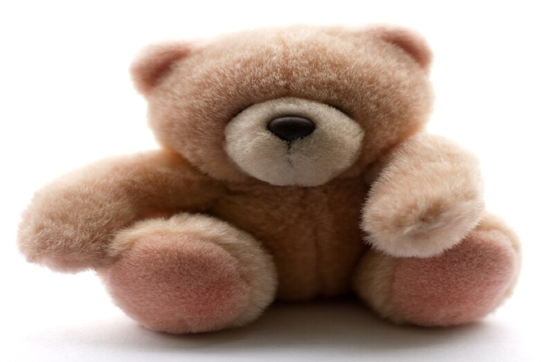 Brown Teddy Bear — Beige, Neutral