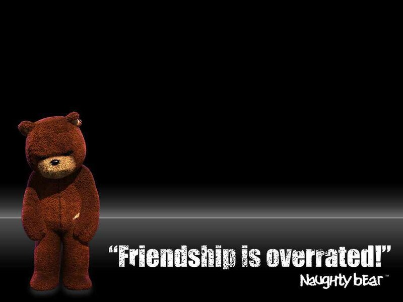 Brown Teddy Bear — Black