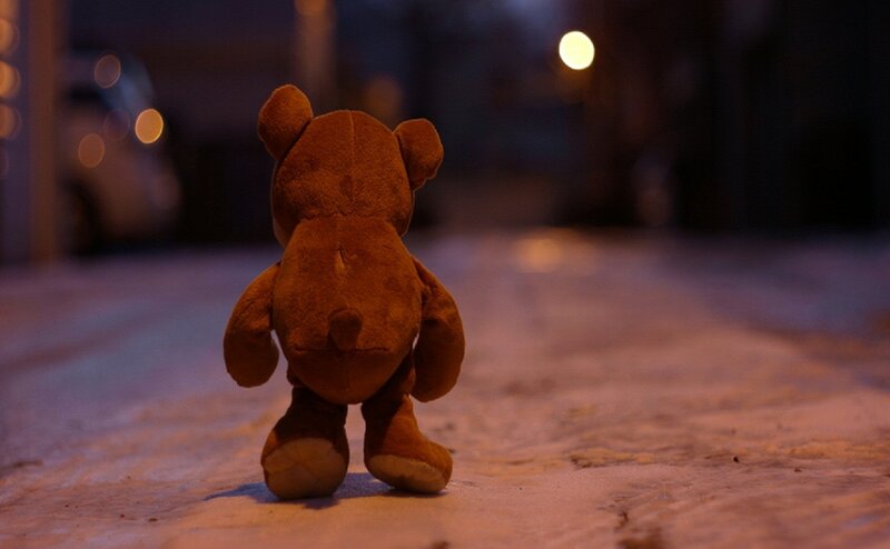 Brown Teddy Bear — Lonely