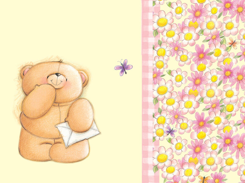 Brown Teddy Bear — Yellow, Sweet