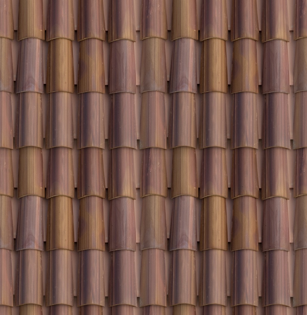 brown tile roof texture