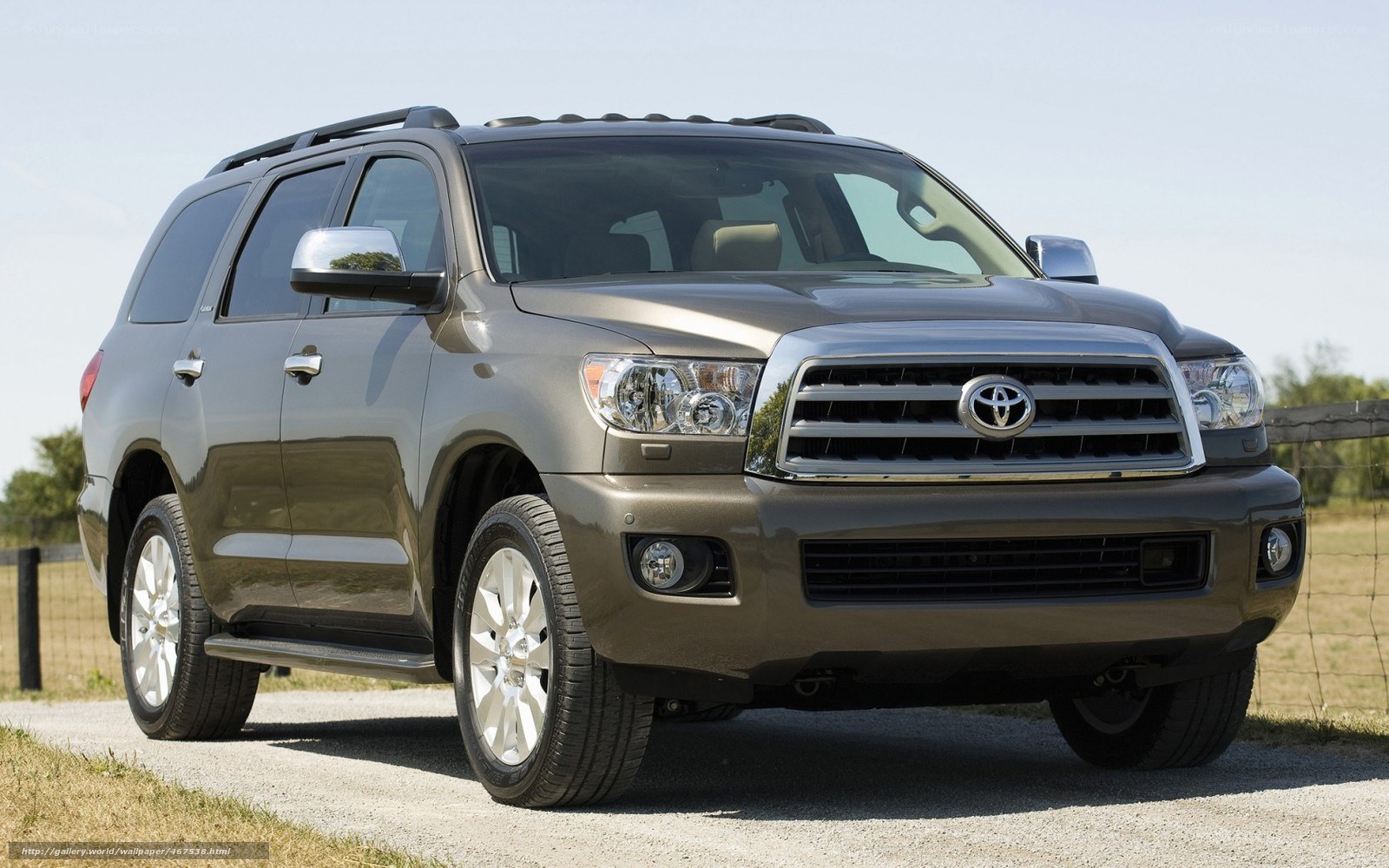 Brown Toyota Sequoia SUV