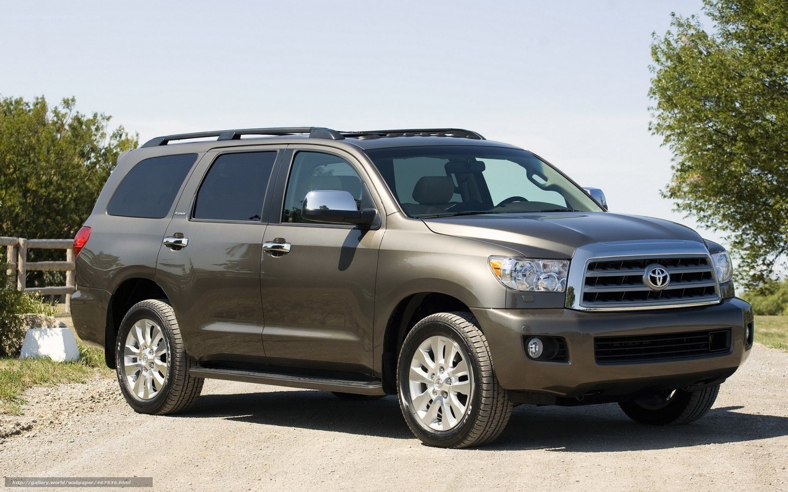 Brown Toyota Sequoia SUV