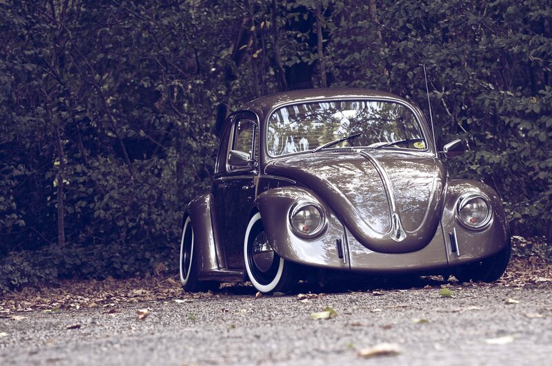 Brown Vintage Beetle Car — Serene