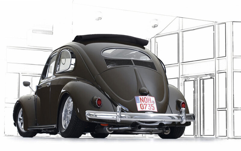 Brown Vintage Beetle Car