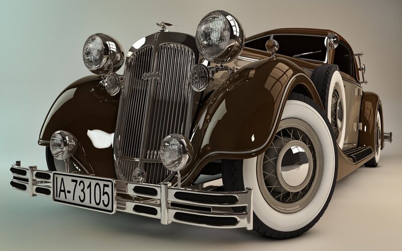 Brown Vintage Car — Classic