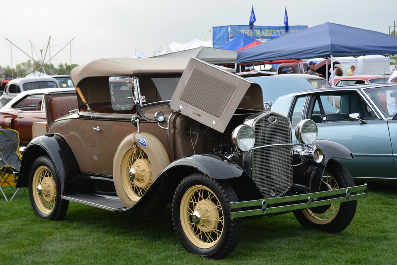 Brown Vintage Car — Green