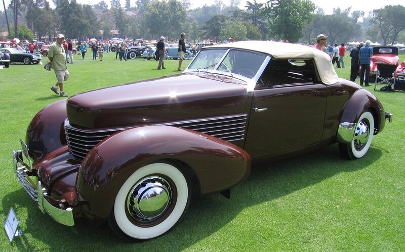 Brown Vintage Convertible