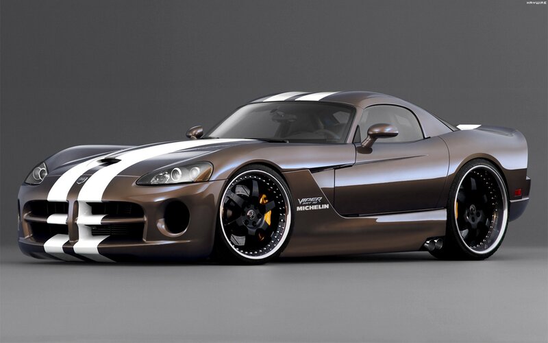 Brown Viper sports car