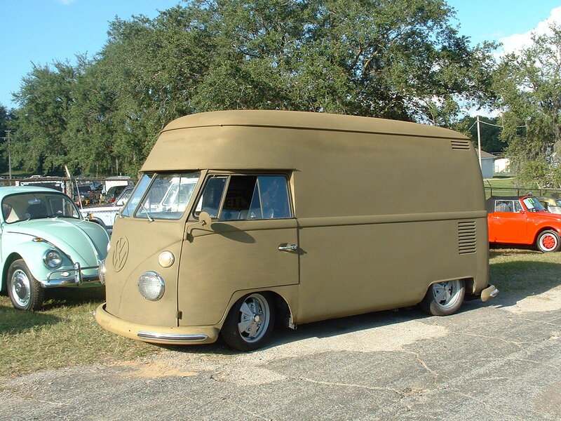Brown Volkswagen Van