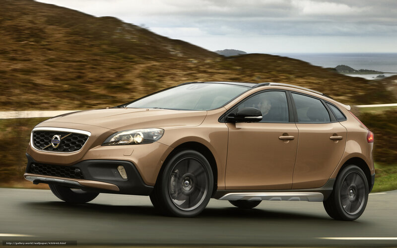 Brown Volvo Car — Dynamic, Photograph
