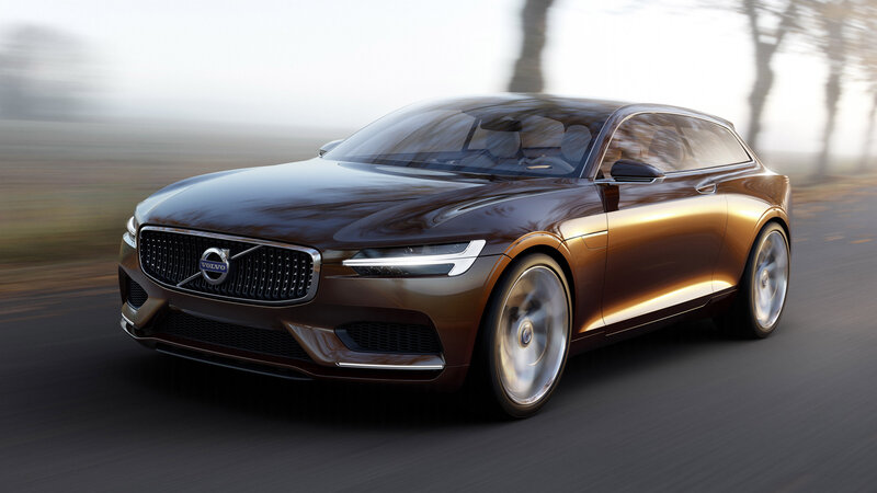 Brown Volvo Concept Car