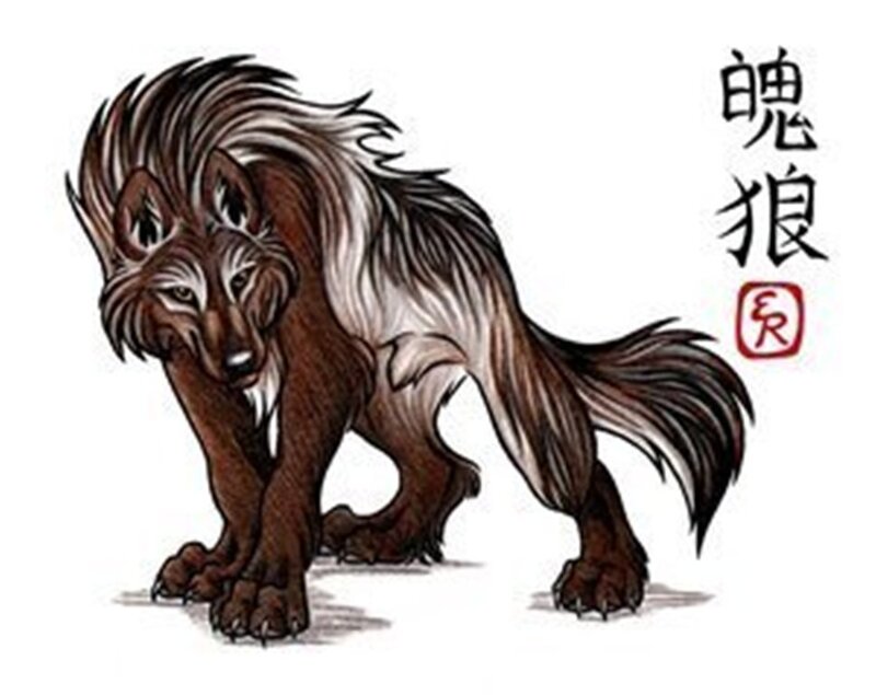 Brown Wolf Creature