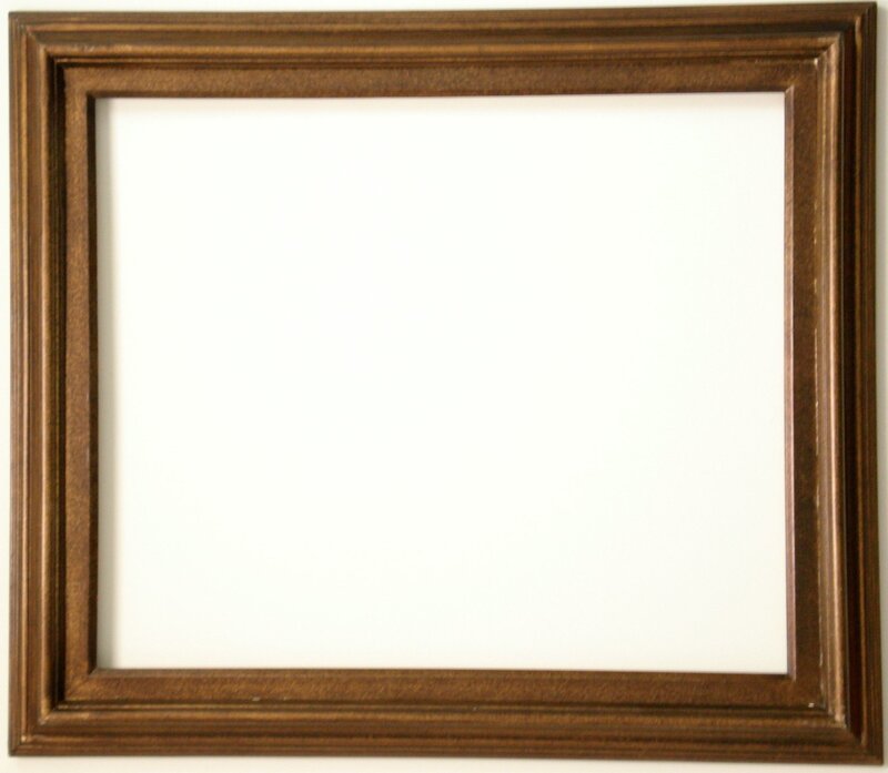 brown wooden picture frame