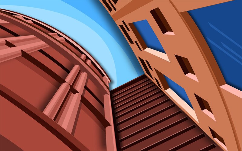 Brown Wooden Structure