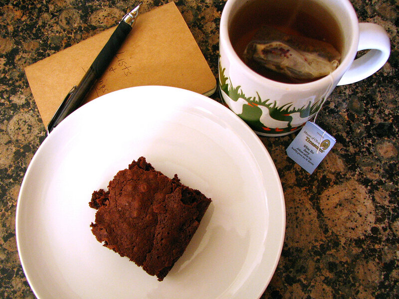 Brownie on a Plate