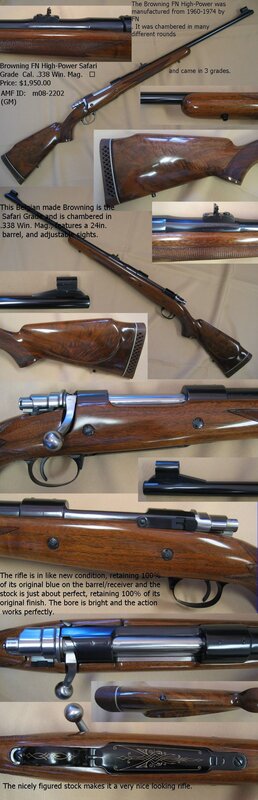 Browning FN High-Power Safari rifle