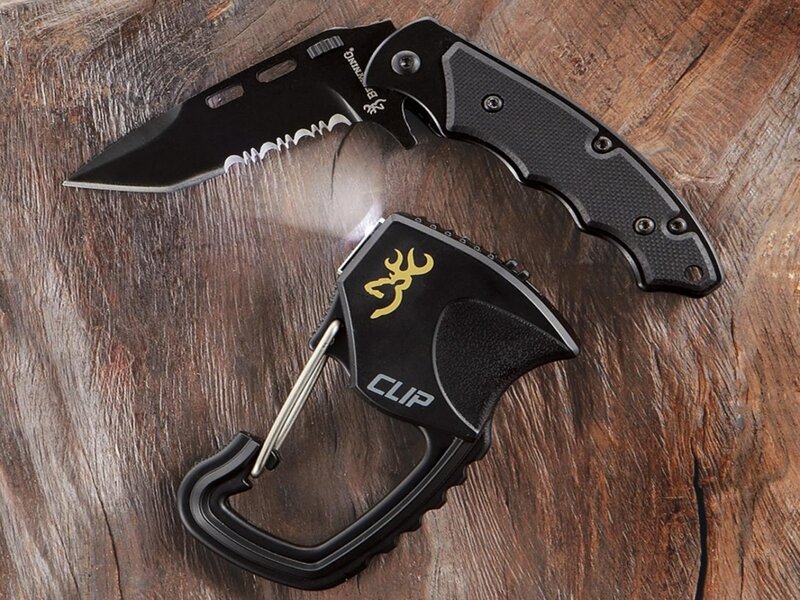 Browning Knife and Carabiner