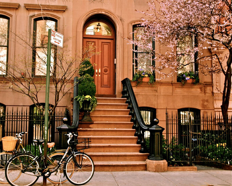 Brownstone Building Entrance