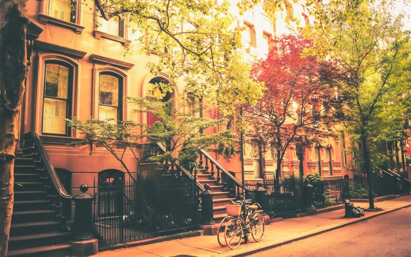 Brownstone Row Houses — Orange