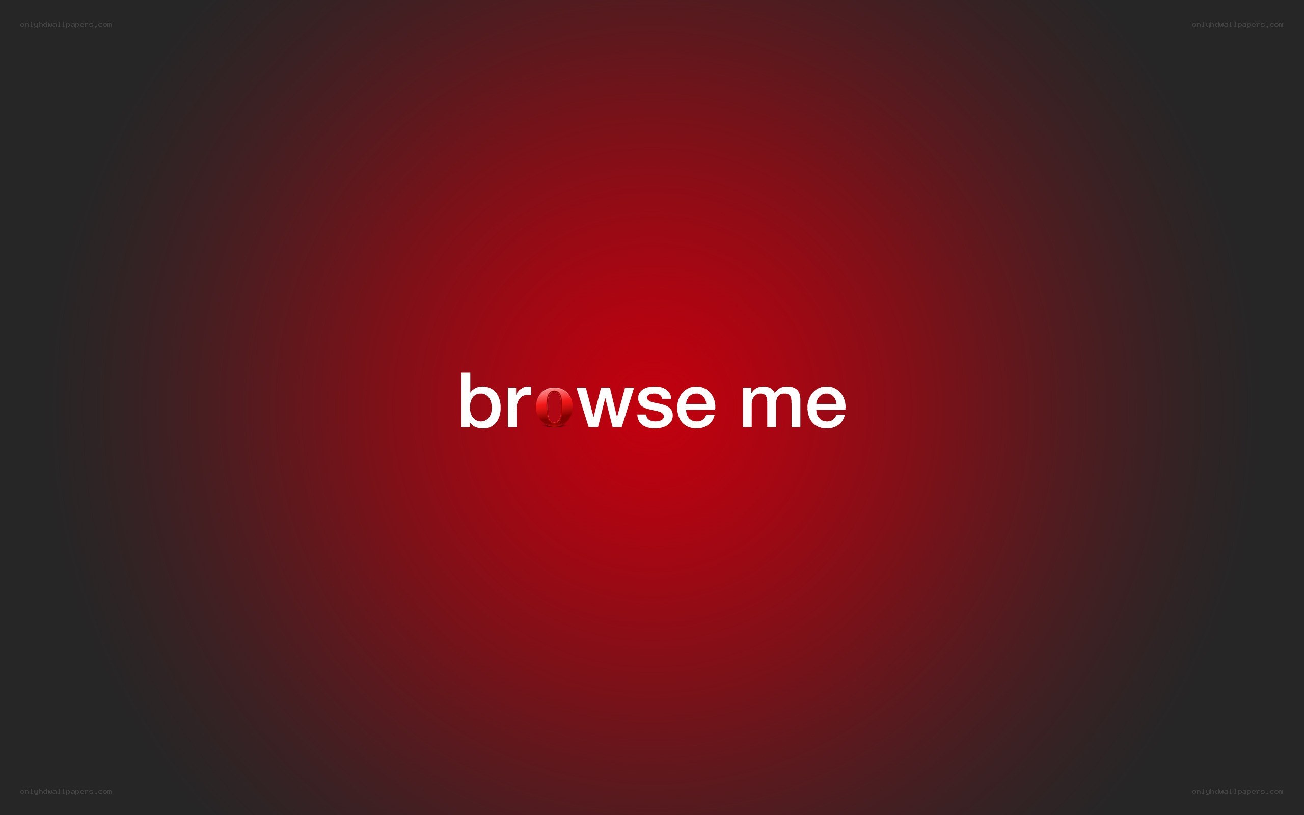 browse me text on red background