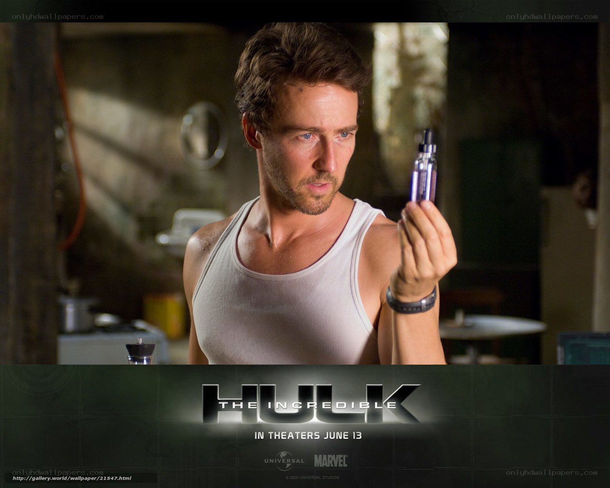 Bruce Banner with vial
