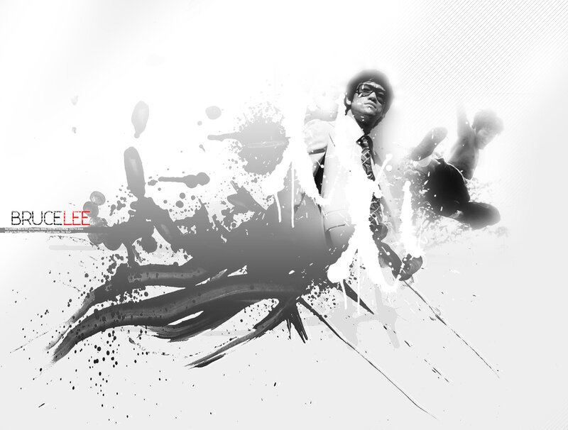 Bruce Lee action art