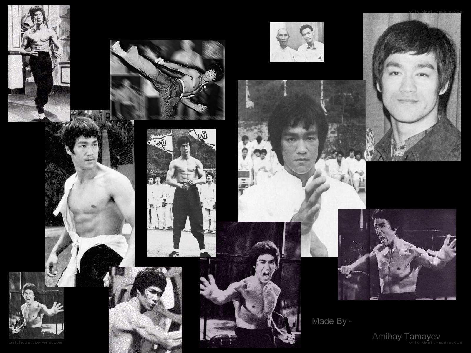 Bruce Lee collage