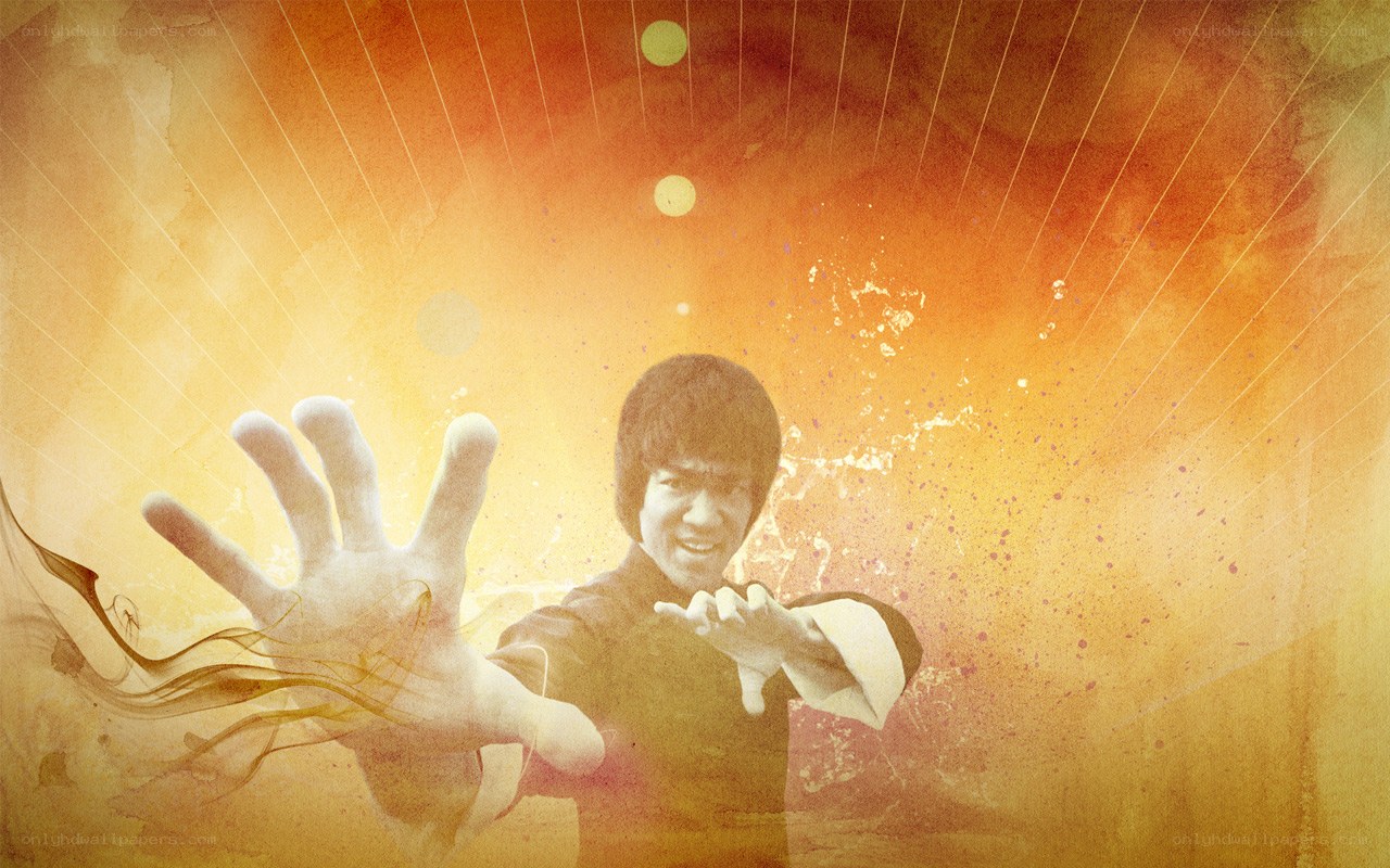 Bruce Lee in action