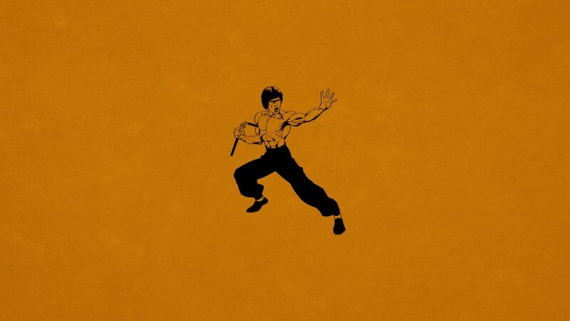 Bruce Lee in action