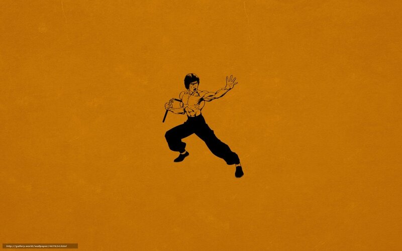 Bruce Lee in action
