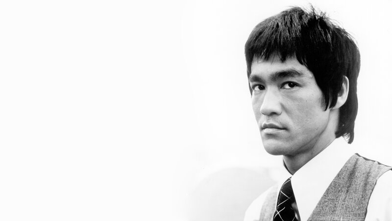 Bruce Lee in Suit — Black, Serious