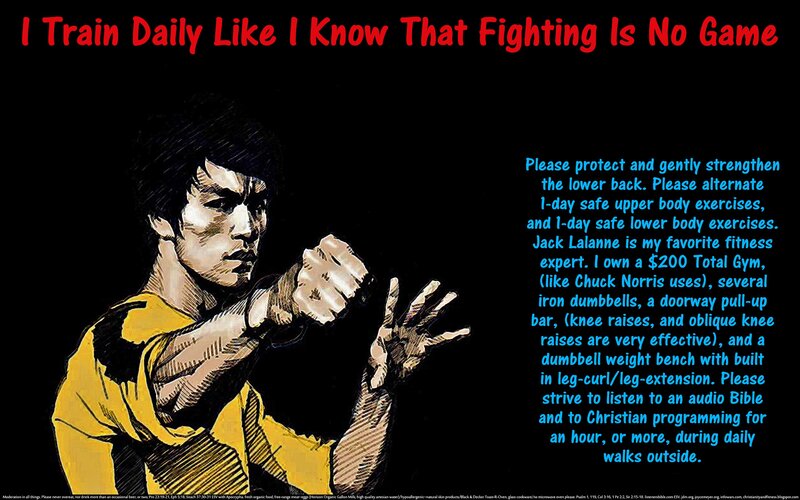 Bruce Lee in Yellow Shirt — Black