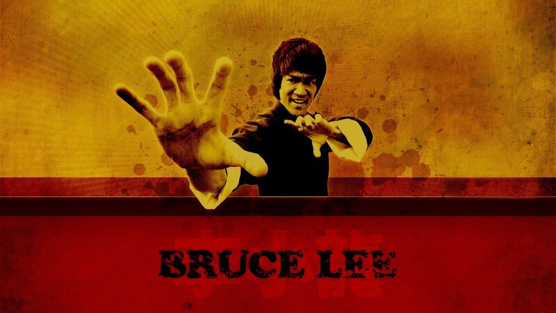 Bruce Lee martial arts poster